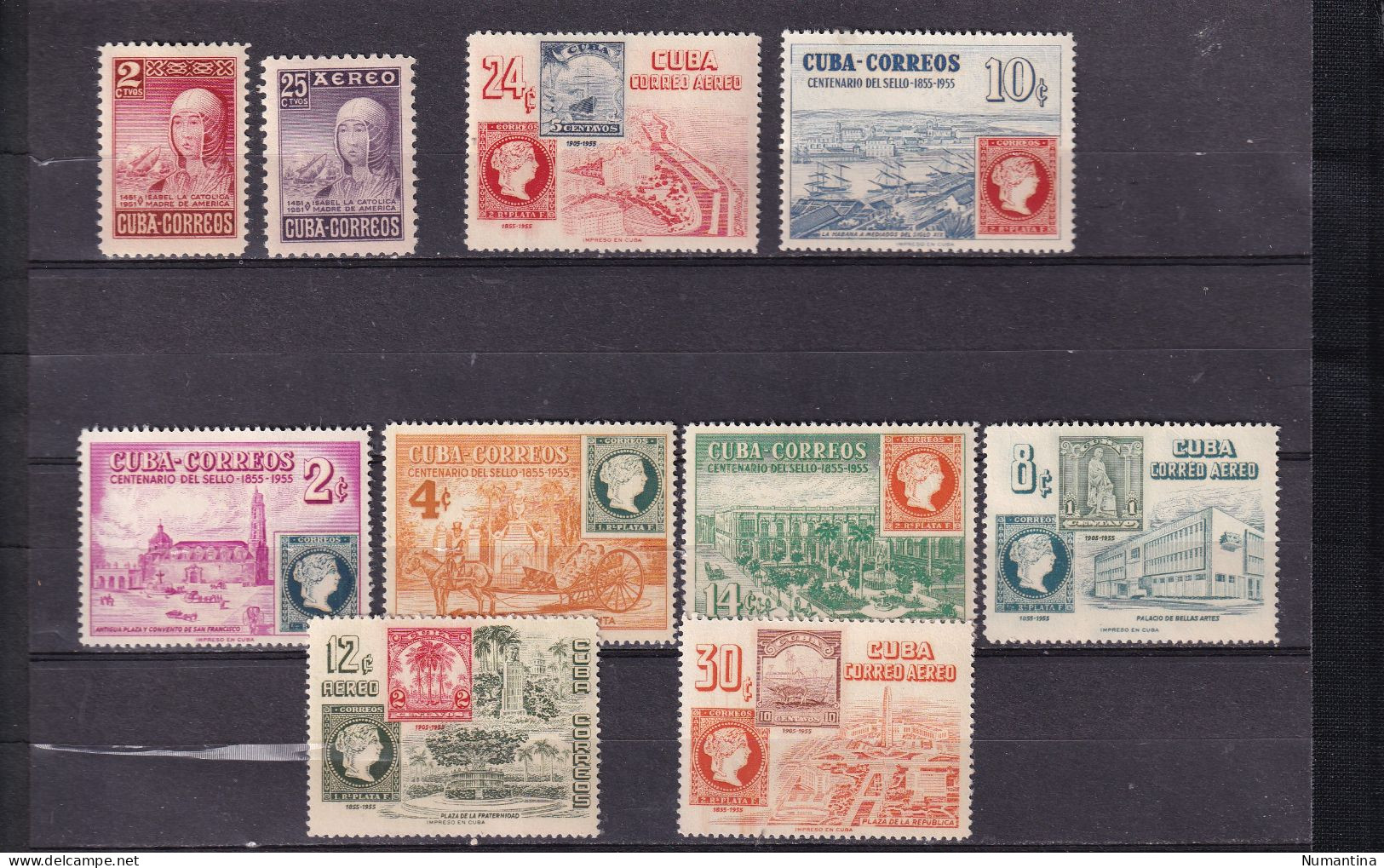 Cuba - 1850/1994 - Coleccion Sellos, series, Hojas, Minipliegos