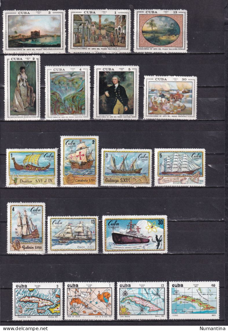 Cuba - 1850/1994 - Coleccion Sellos, series, Hojas, Minipliegos