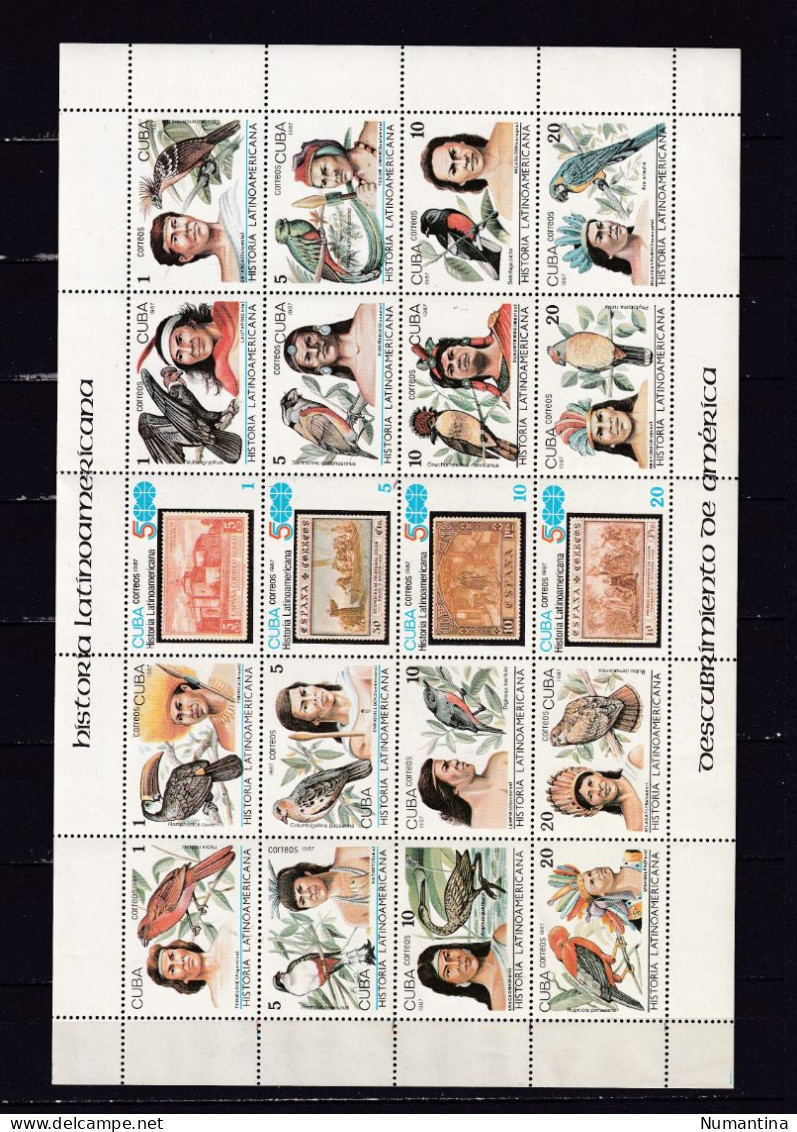 Cuba - 1850/1994 - Coleccion Sellos, series, Hojas, Minipliegos