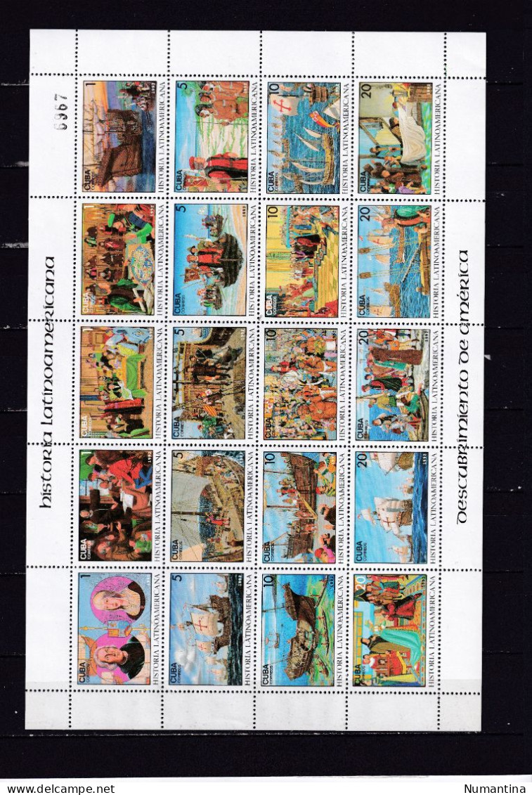 Cuba - 1850/1994 - Coleccion Sellos, series, Hojas, Minipliegos