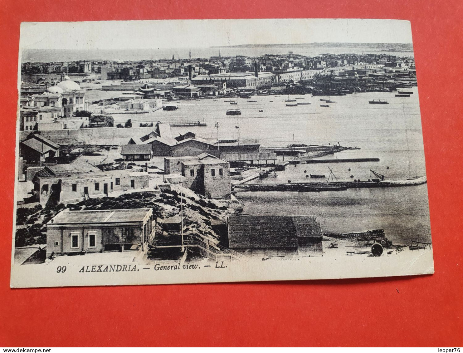 Alexandrie - Type Mouchon Surchargé Sur Carte Postale De Alexandrie Pour La France En 1927 - JJ 68 - Storia Postale