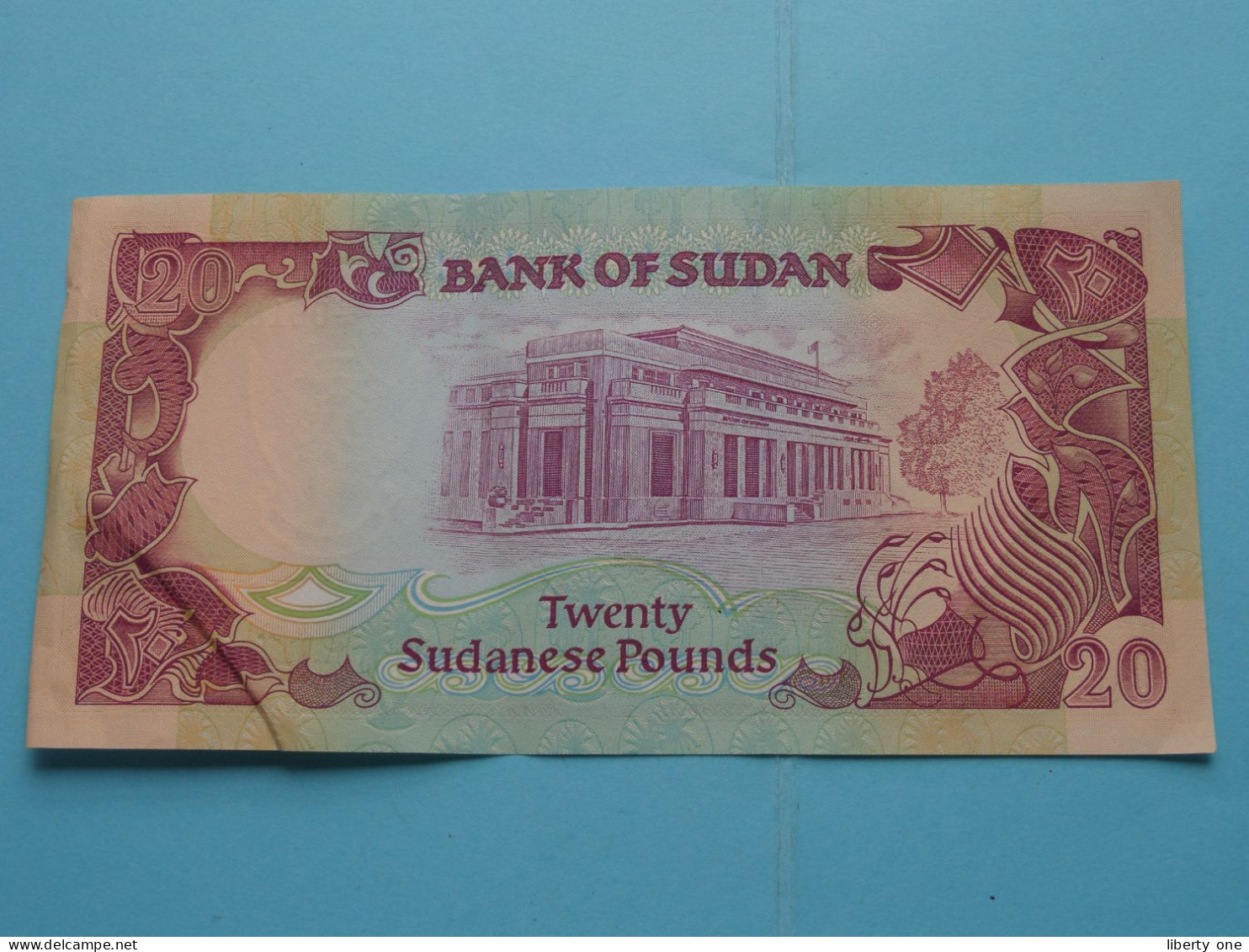 20 Sudanese Pounds ( F/211 061613 ) Bank Of SUDAN () 1991 ( For Grade See SCAN ) XF ! - Soedan