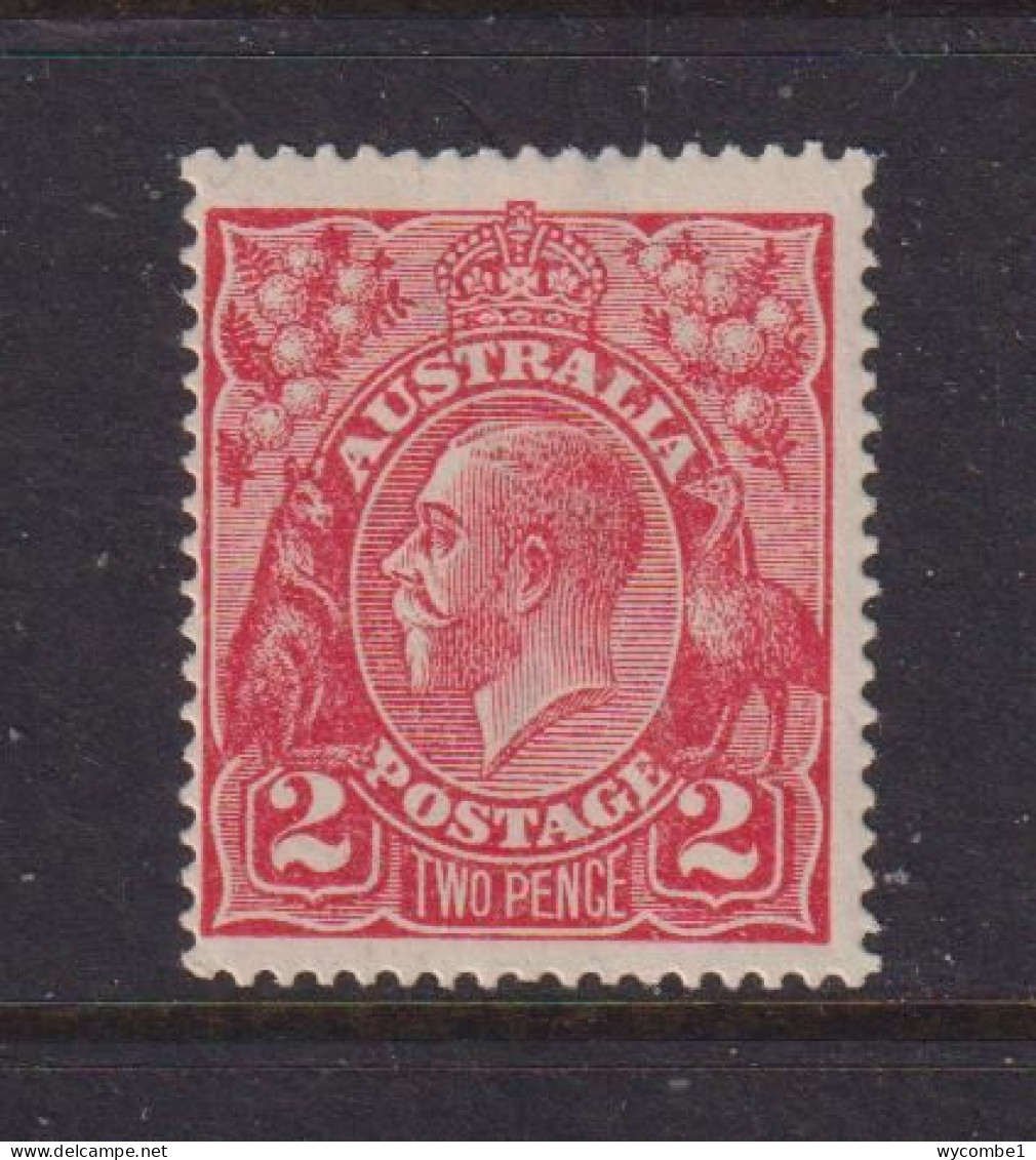 AUSTRALIA - 1918-23 George V 2d Watermark Crown Over A  Hinged Mint - Ongebruikt