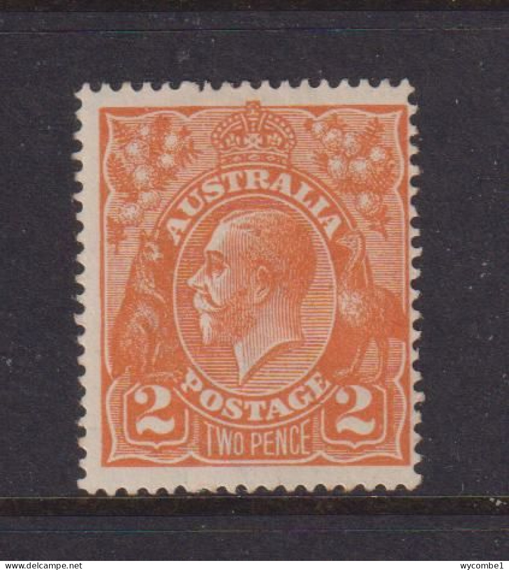 AUSTRALIA - 1918-23 George V 2d Watermark Crown Over A  Hinged Mint - Ongebruikt