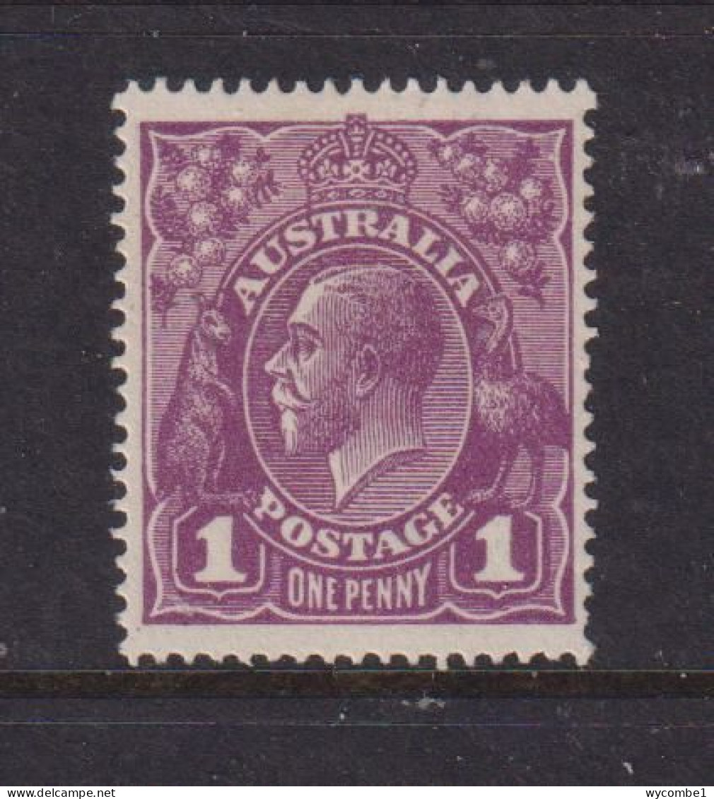 AUSTRALIA - 1918-23 George V 1d Watermark Crown Over A  Hinged Mint - Mint Stamps