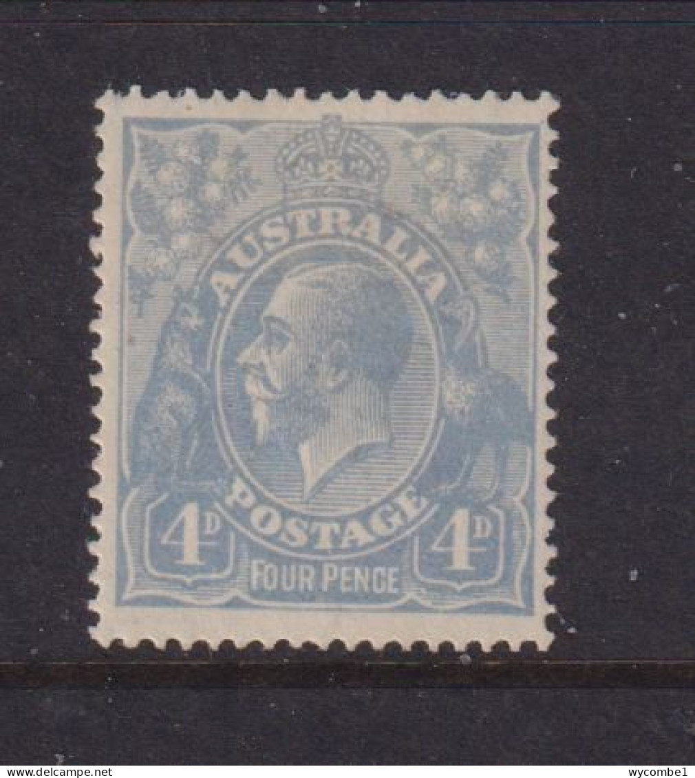 AUSTRALIA - 1918-23 George V 4d Watermark Crown Over A  Hinged Mint - Ungebraucht