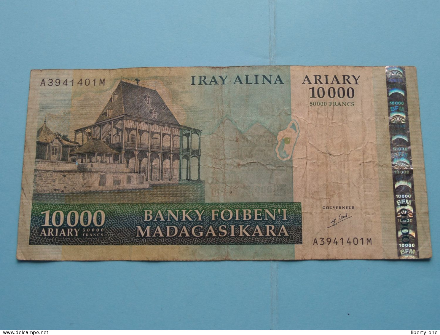 50000 Francs - 10.000 Iray Alina Ariary (2003) Madagasikara Banky ( For Grade See SCAN ) Circulated ! - Madagaskar