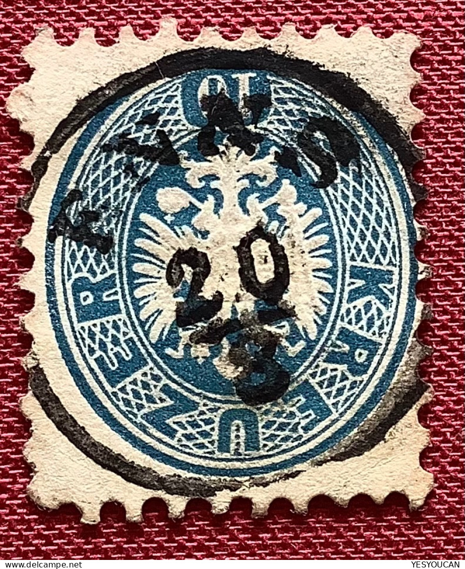 ENNS (Oberösterreich) Auf Österreich 1864 10Kr (Austria  Autriche - Used Stamps