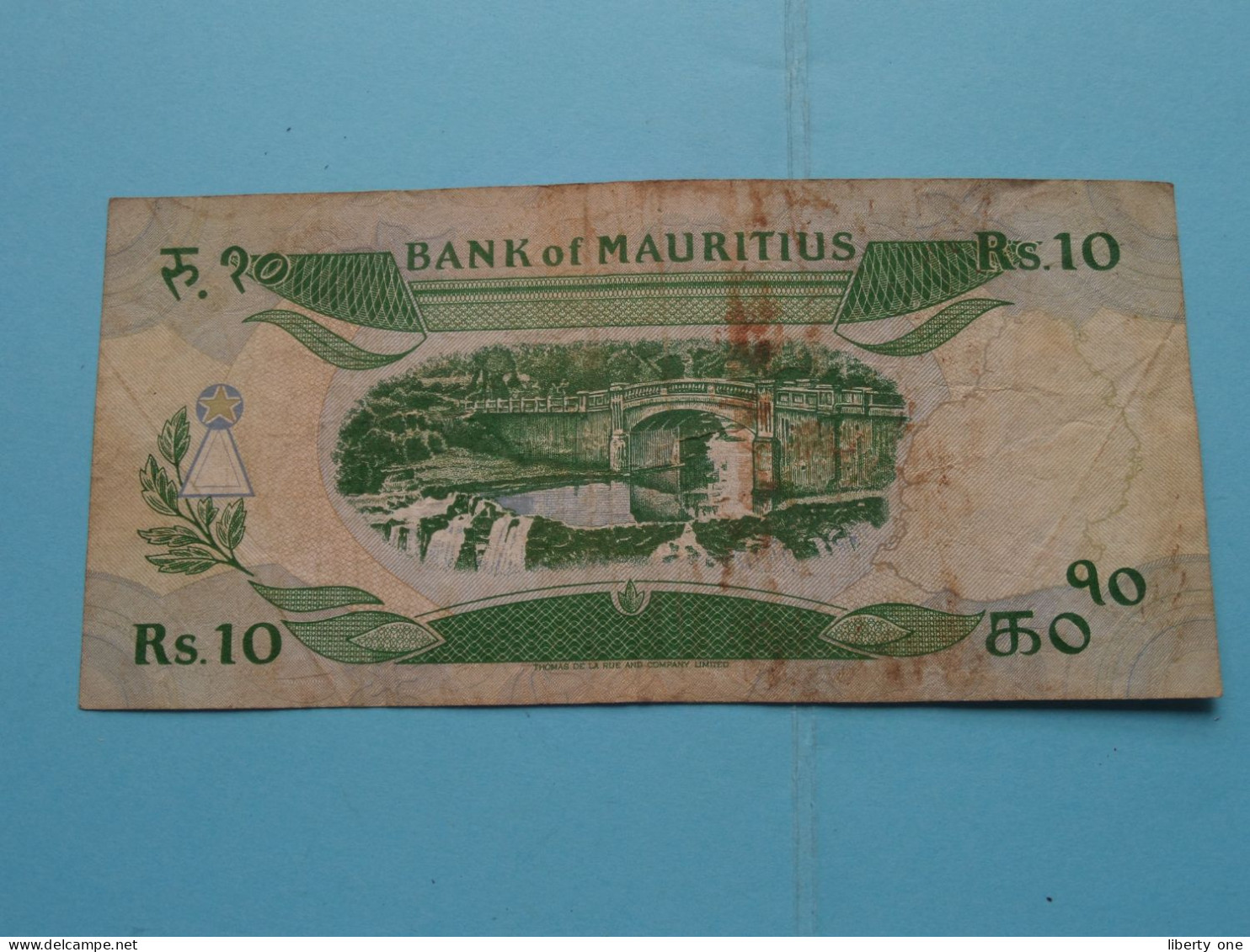 10 Rupees Ten ( A/68 612271 ) MAURITIUS ( For Grade See SCAN ) Circulated ! - Mauricio