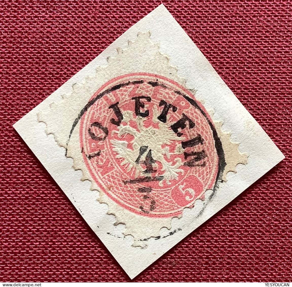 KOJETEIN =  Kojetin Tschechien, Mähren Auf Österreich 1864 (Austria  Autriche Czech Republic - Used Stamps