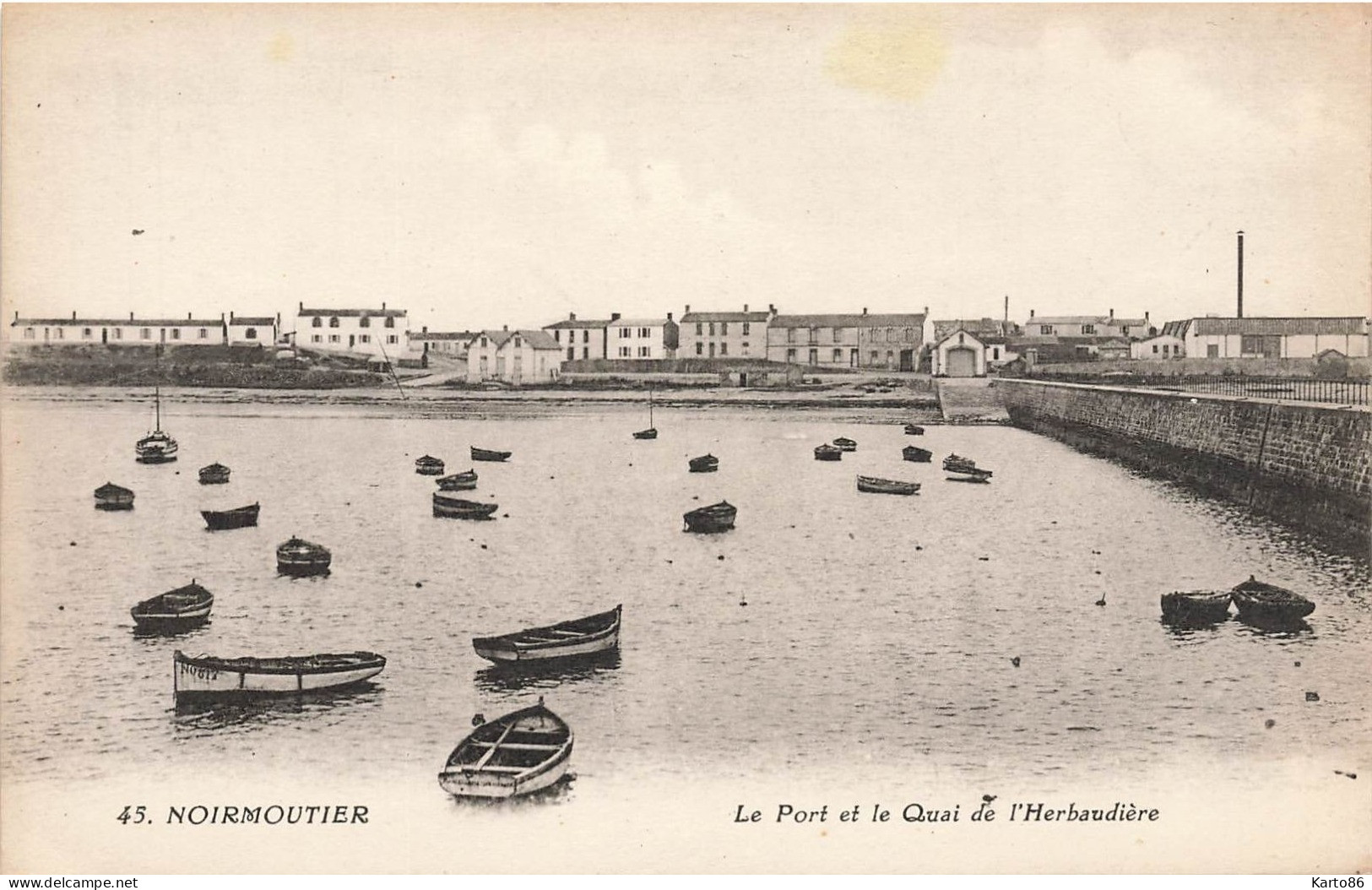 Noirmoutier * L'herbaudière * Le Port Et Le Quai - Noirmoutier