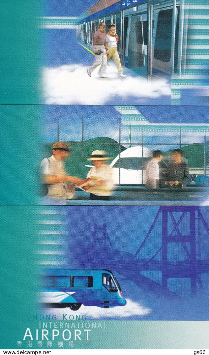Hongkong, 1998, Pk-Set Neuer Flughafen, (6) - Entiers Postaux