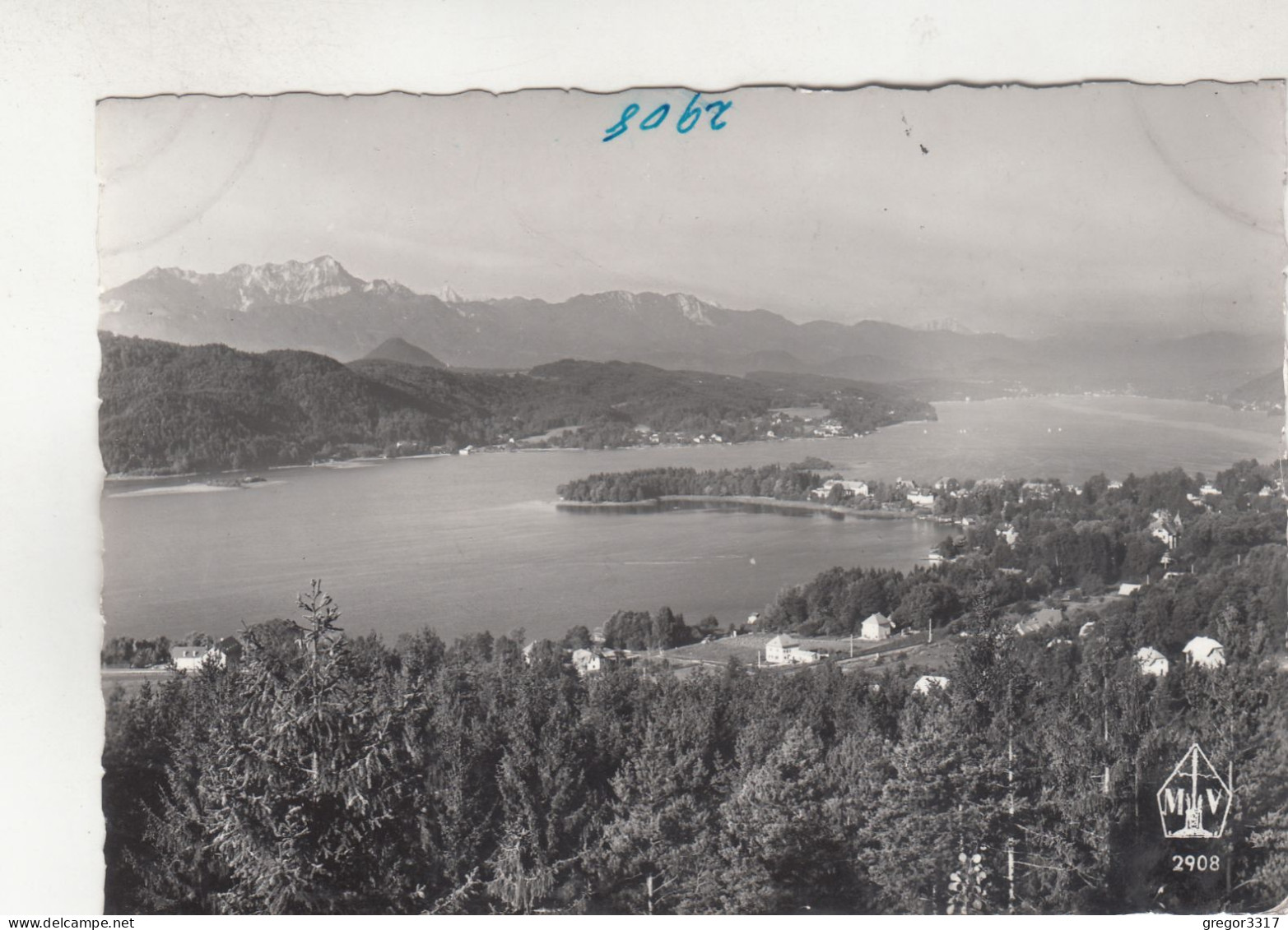 D1821) PÖRTSCHACH Am WÖRTHERSEE Gegen Mittagskogel Kärnten - S/W Monopol 2908 - Pörtschach