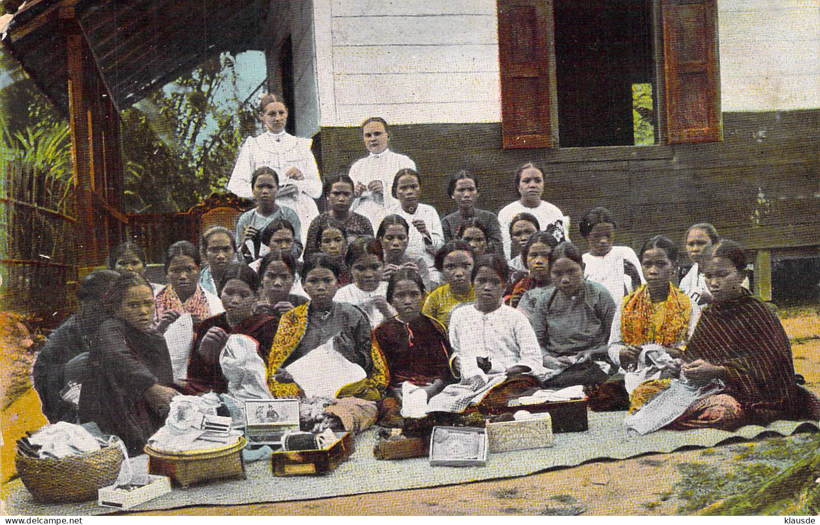 Rhein Mission Auf Sumatra Missions-Nähverein In Pea Radja 1911 - Asie