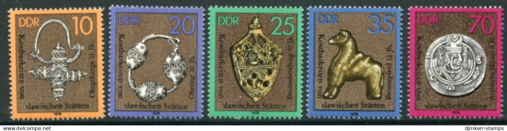 DDR / E. GERMANY 1978 Slavic Treasures MNH / **.  Michel 2303-07 - Nuovi