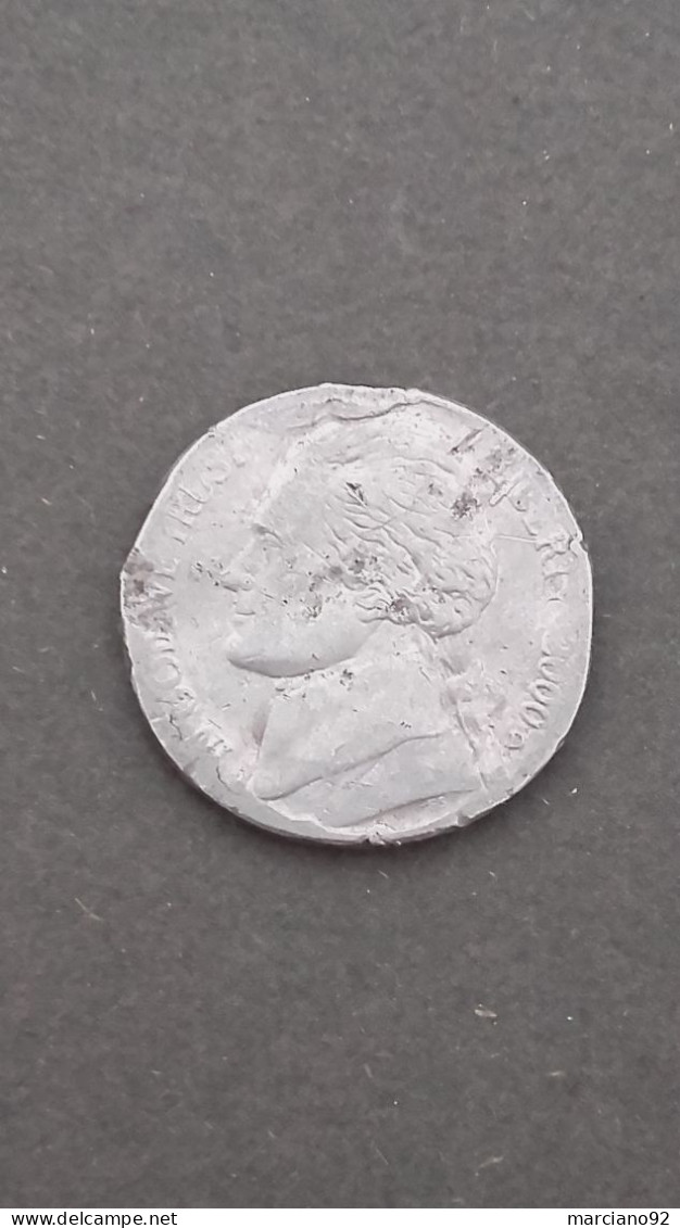 Très Rare Pièce De Monnais USA  Five Cent Fautè ! - Autres – Amérique