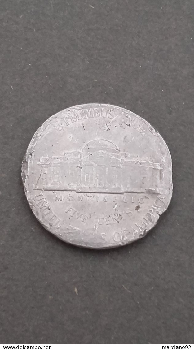 Très Rare Pièce De Monnais USA  Five Cent Fautè ! - Sonstige – Amerika