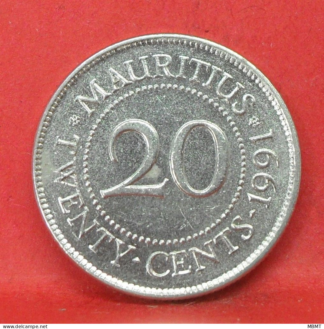 20 Cents 1991 - TTB - Pièce De Monnaie Ile Maurice - Article N°6158 - Maurice