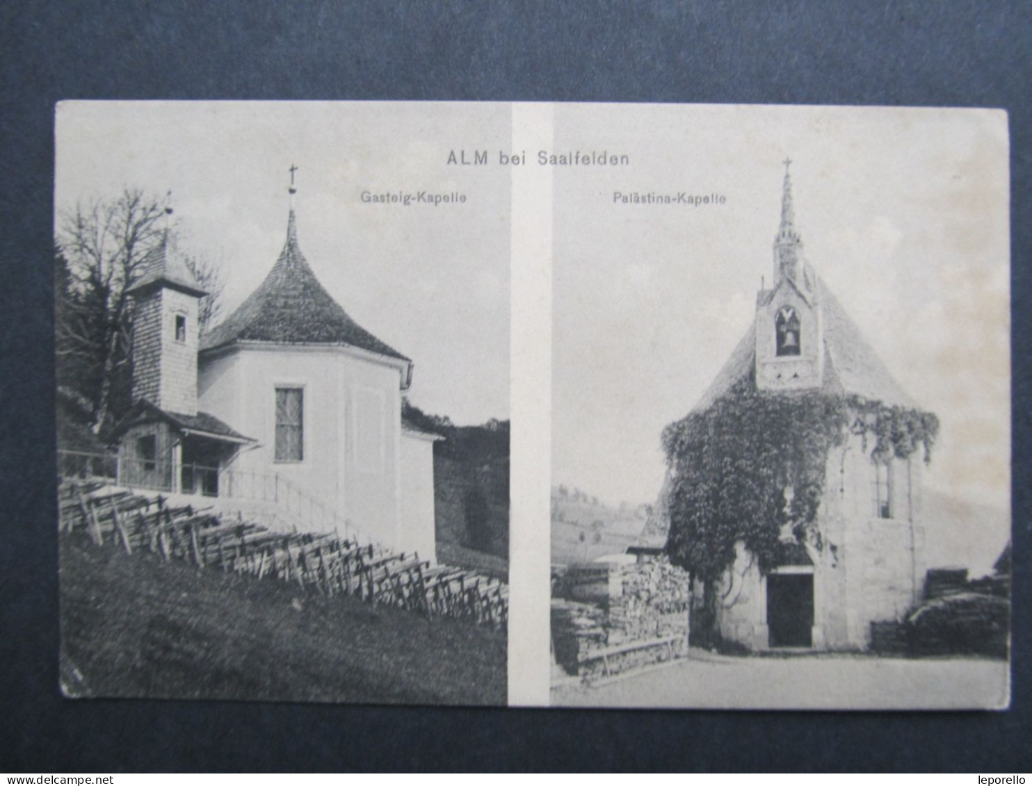 AK ALM B. Saalfelden 1915  //// D*56437 - Saalfelden