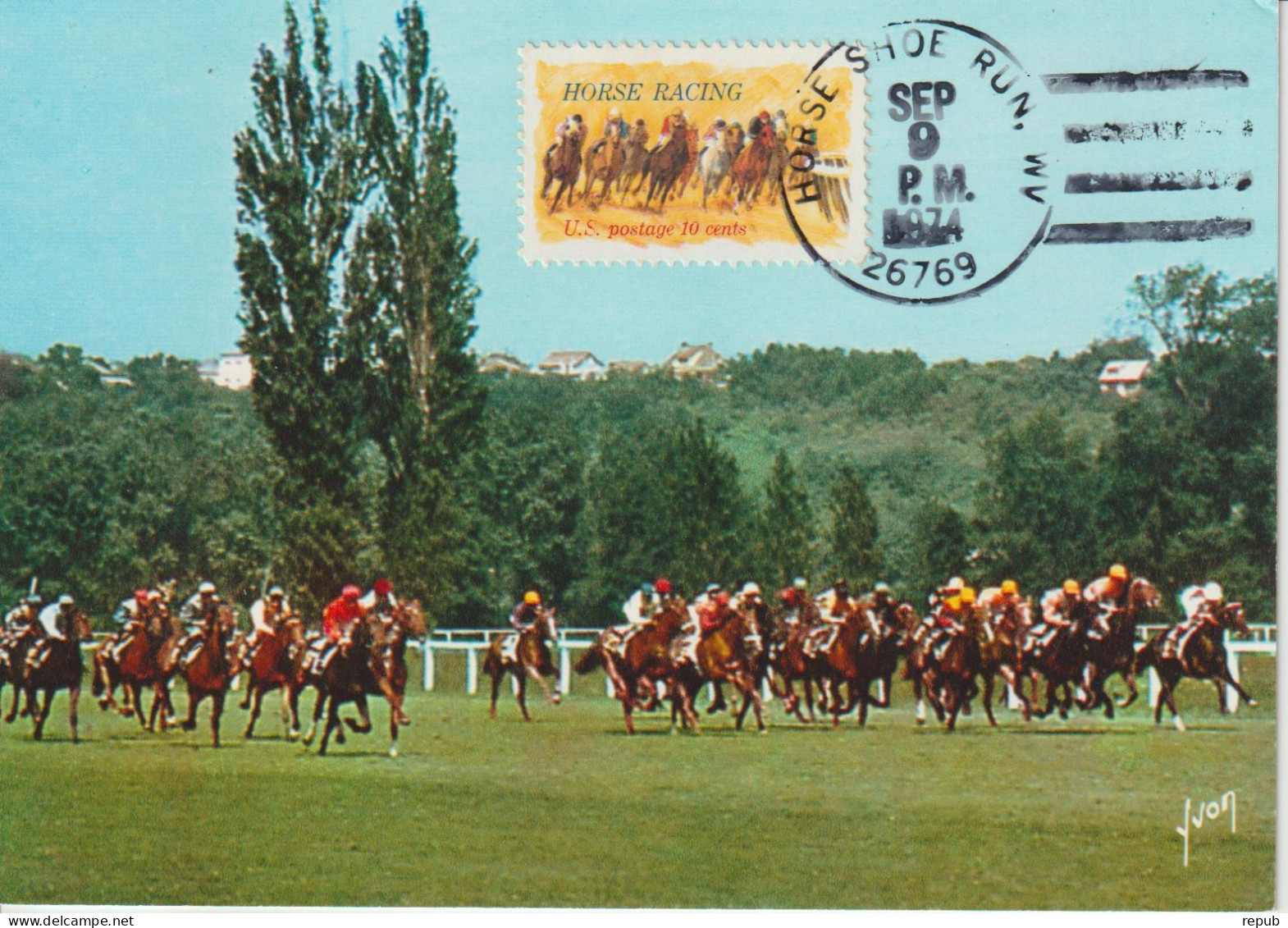 Etats-Unis Carte Maximum 1974 Chevaux  1015 - Maximum Cards