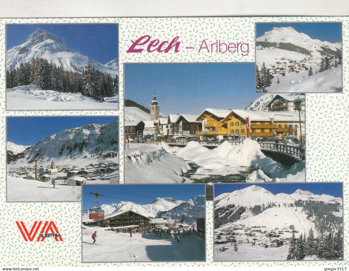 D1832) LECH - Arlberg - Schöne Mehrbild AK - Lech