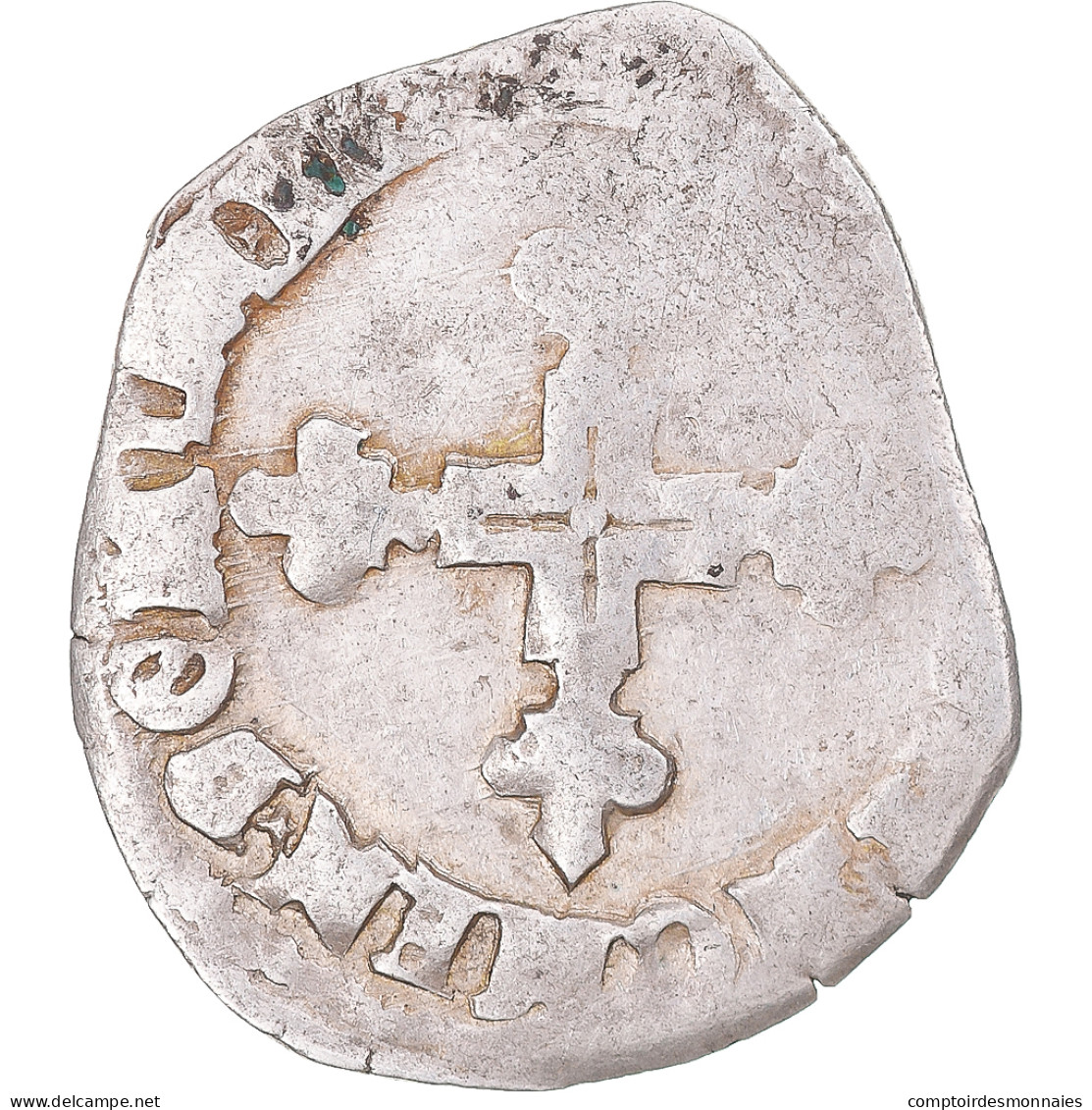 Monnaie, France, Henri III, Double Sol Parisis, 1588 (?), TB, Argent - 1574-1589 Henry III