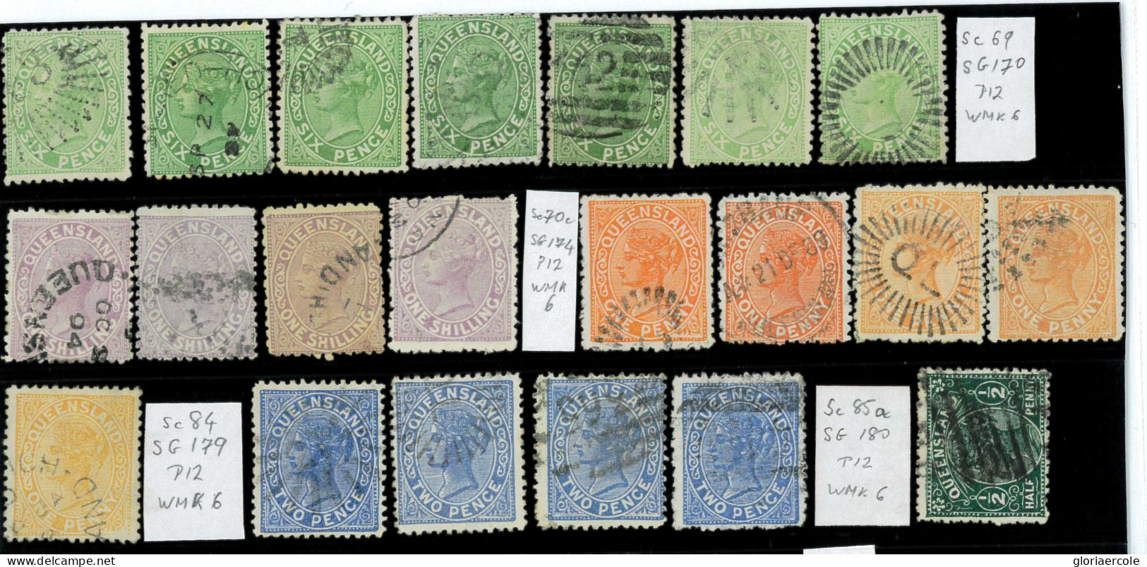 Aa5623 - Australia QUEENSLAND - STAMP - Very Nice LOT Of USED STAMPS - Gebruikt