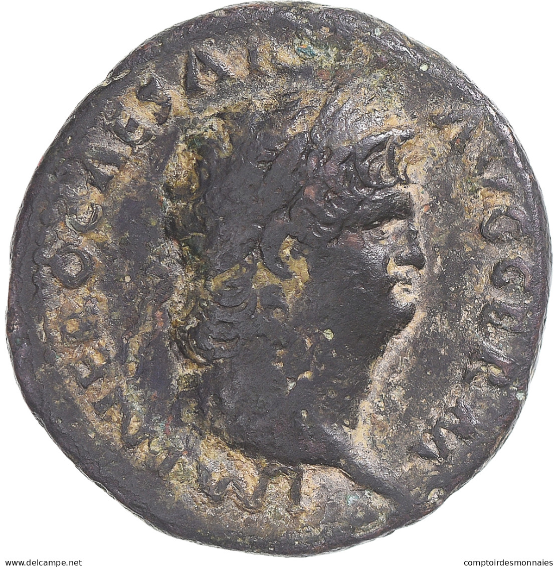 Monnaie, Néron, As, 62-68, Rome, TB+, Bronze, RIC:351 - Les Julio-Claudiens (-27 à 69)