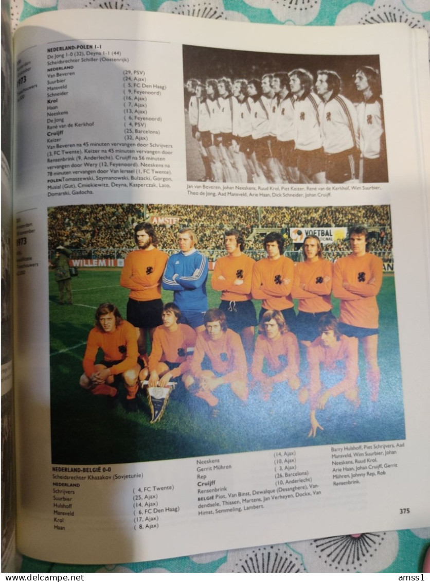 Livre Sur L'Histoire De L'équipe Nationale Des Pays-Bas 1905/1989 - 1950-Aujourd'hui