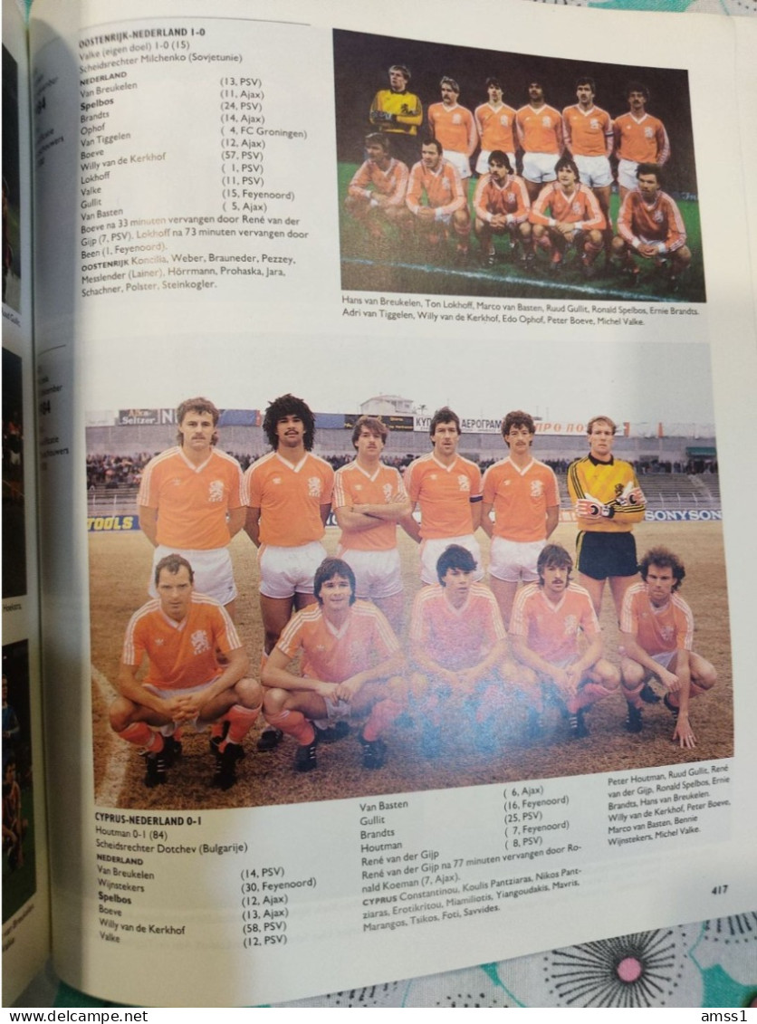 Livre sur l'Histoire de l'équipe nationale des Pays-Bas 1905/1989