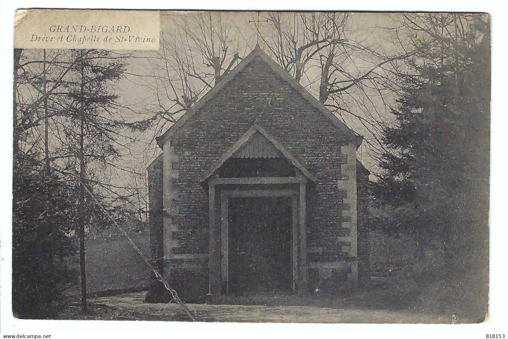 Groot-Bijgaarden   GRAND-BIGARD    Drève Et Chapelle De St-Vivino   1909 - Dilbeek