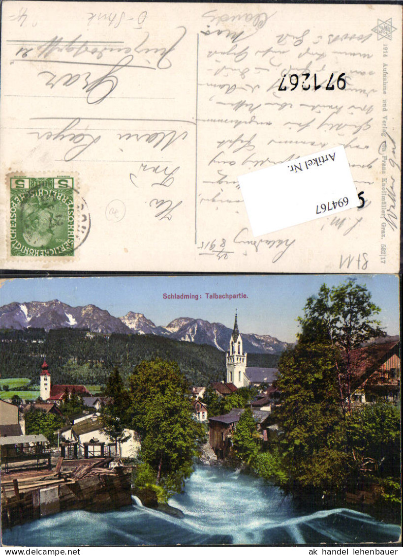 694767 Obersteiermark Ennstal Schladming M. Dachstein Talbach Talbachpartie  - Schladming