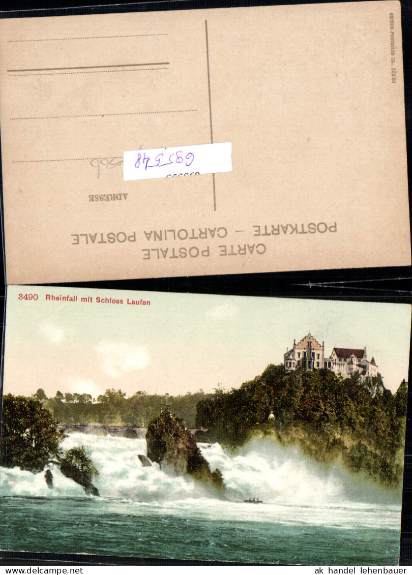 695548 Rheinfall Bei Schaffhausen Schloss Laufen Pub Photoglob 3490 - Hausen Am Albis 