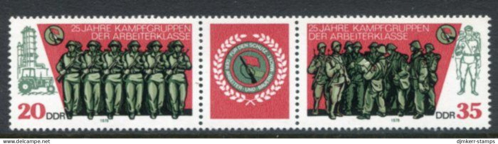 DDR / E. GERMANY 1978  Militia Groups MNH / **.  Michel 2357-58 - Unused Stamps