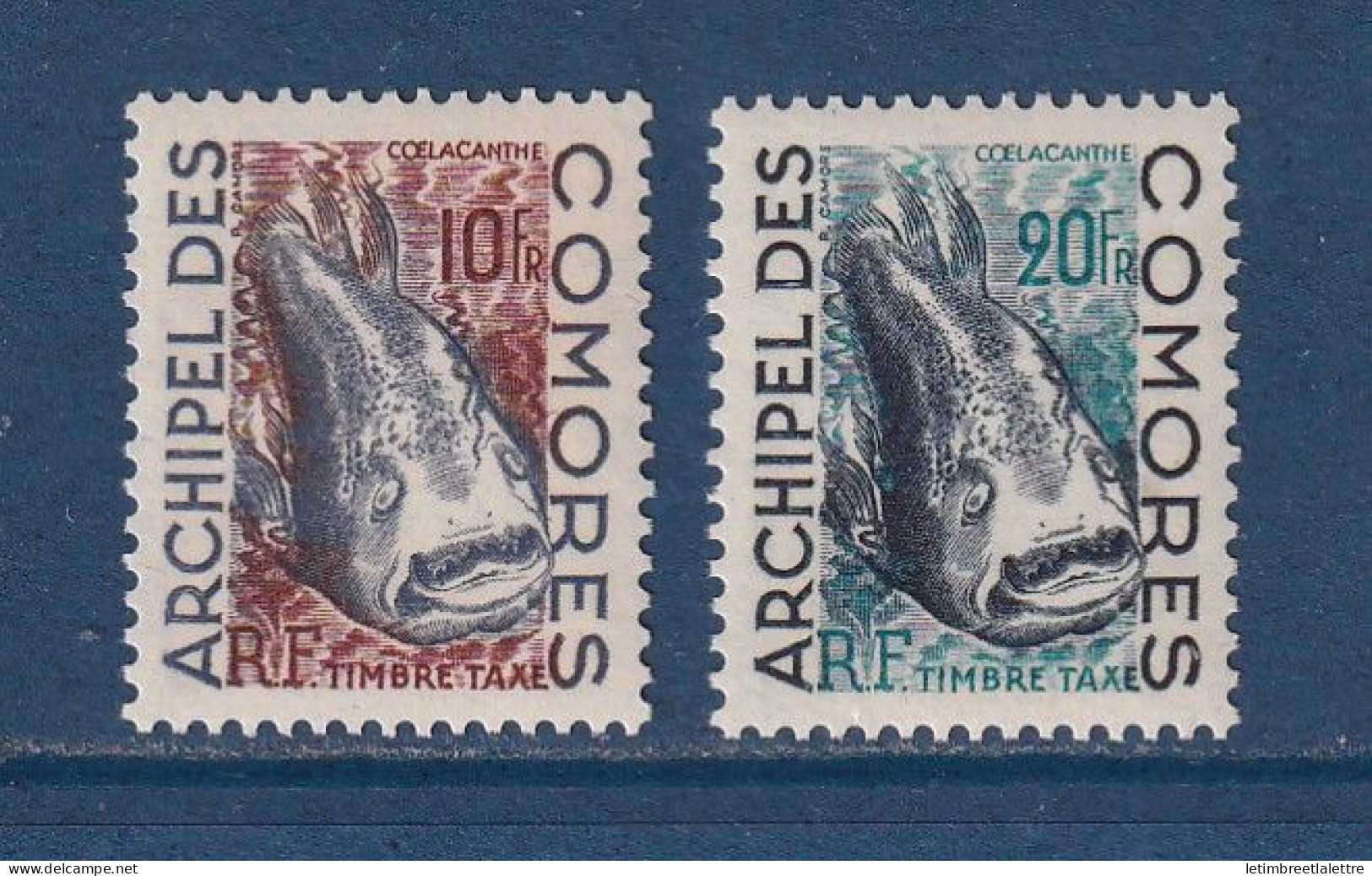 Comores - Taxe - YT N° 4 Et 5 ** - Neuf Sans Charnière - 1954 - Airmail