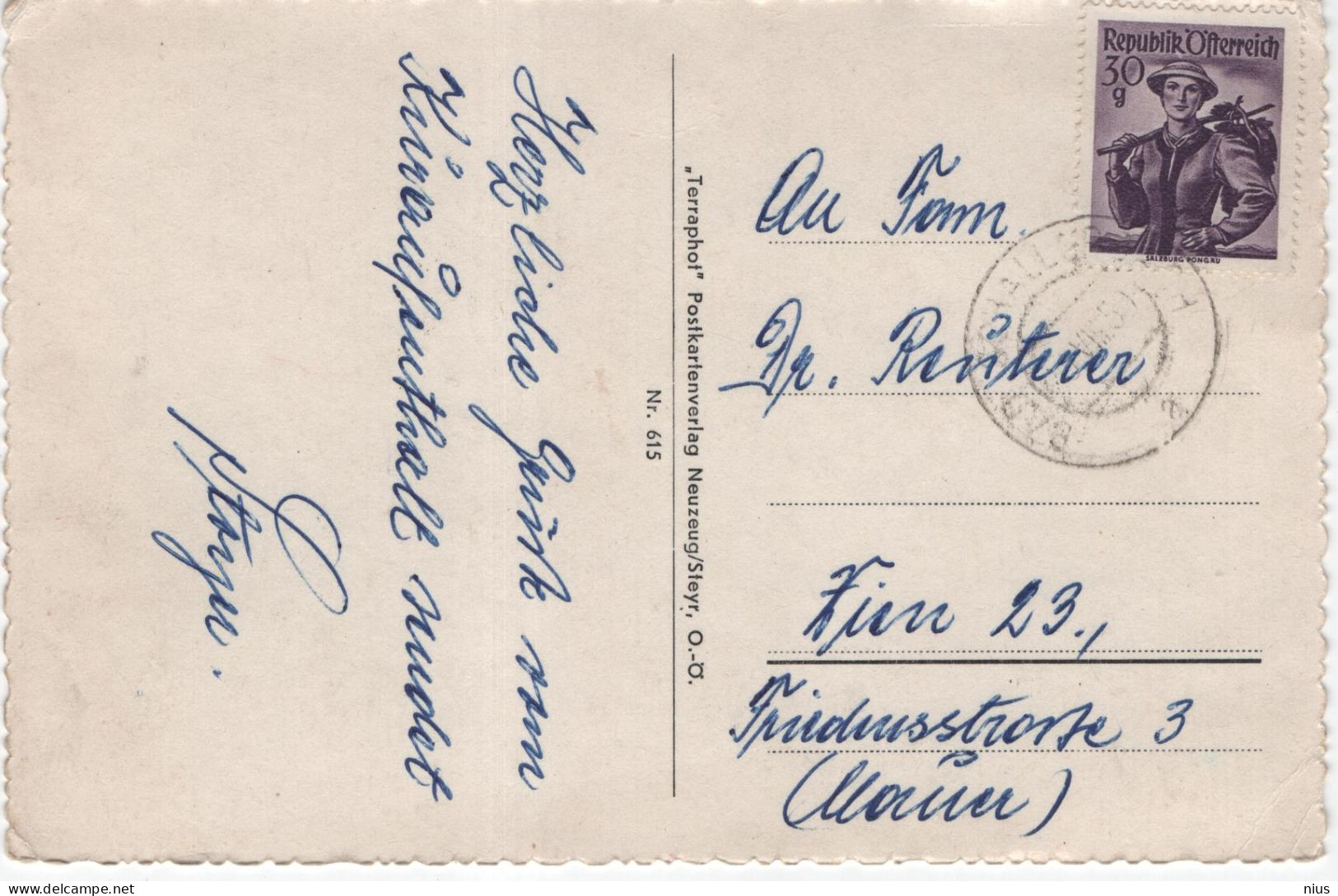 Austria Österreich 1953 Gruss Aus Bad Schallerbach - Bad Schallerbach