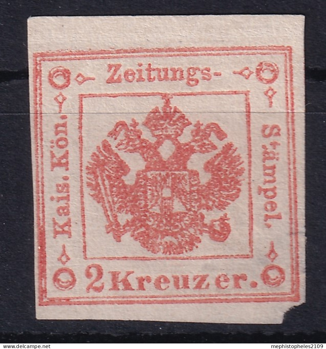 AUSTRIA - LOMBARDO-VENEZIA 1858 - MNH - ANK LV2 - Zeitungsstempelmarke 2kr - Neufs