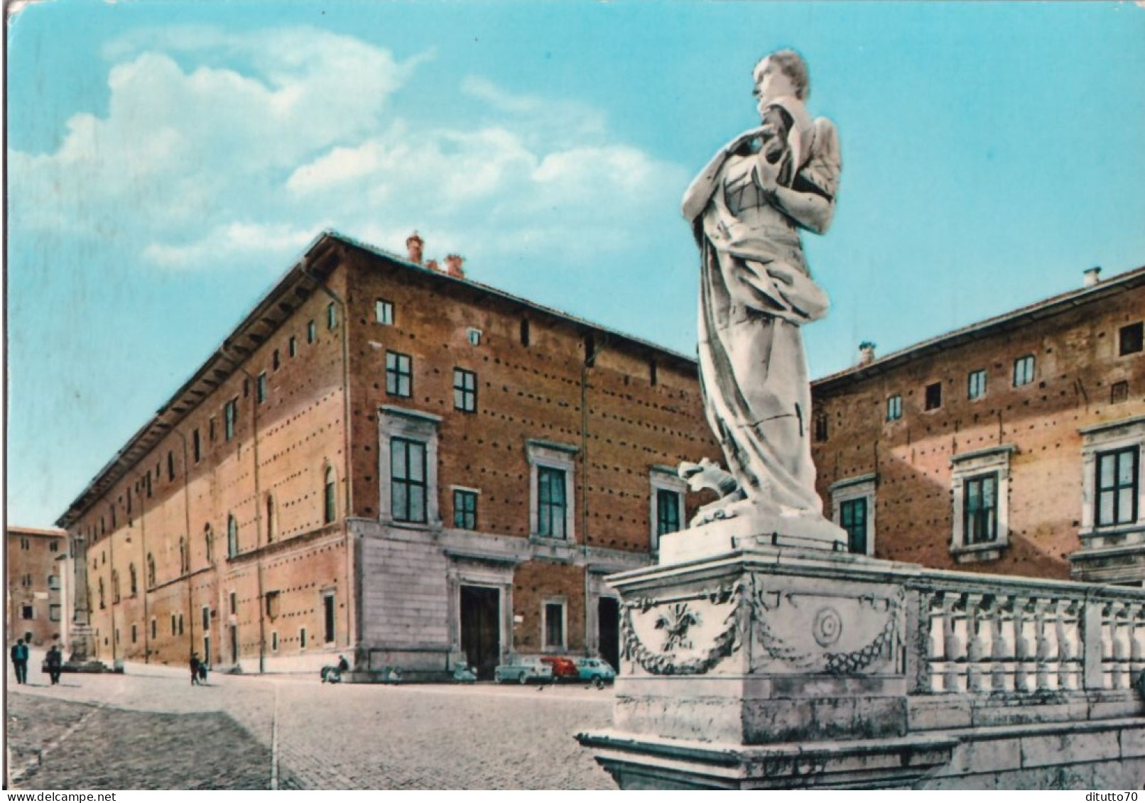 Urbino - Palazzo Ducale - Faccia D'ingresso - Formato Grande Non Viaggiata – FE390 - Urbino