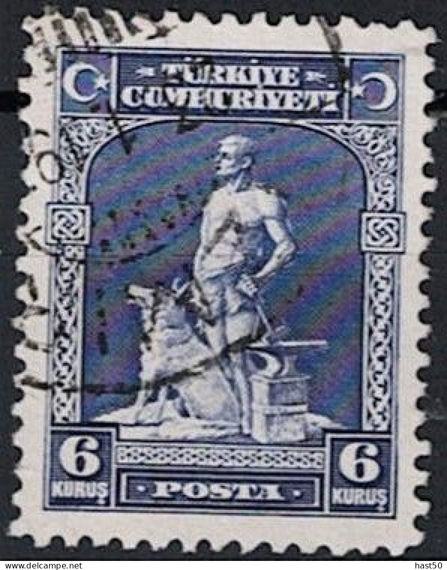 Türkei Turkey Turquie - Der Graue Wolf (Bozkurt), Schmied (MiNr: 900) 1930 - Gest Used Obl - Gebraucht