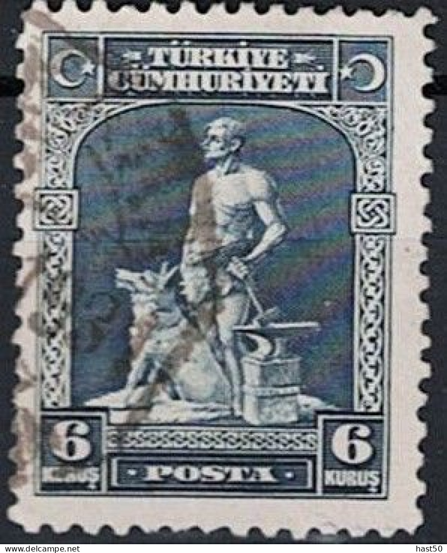 Türkei Turkey Turquie - Der Graue Wolf (Bozkurt), Schmied (MiNr: 900) 1930 - Gest Used Obl - Used Stamps