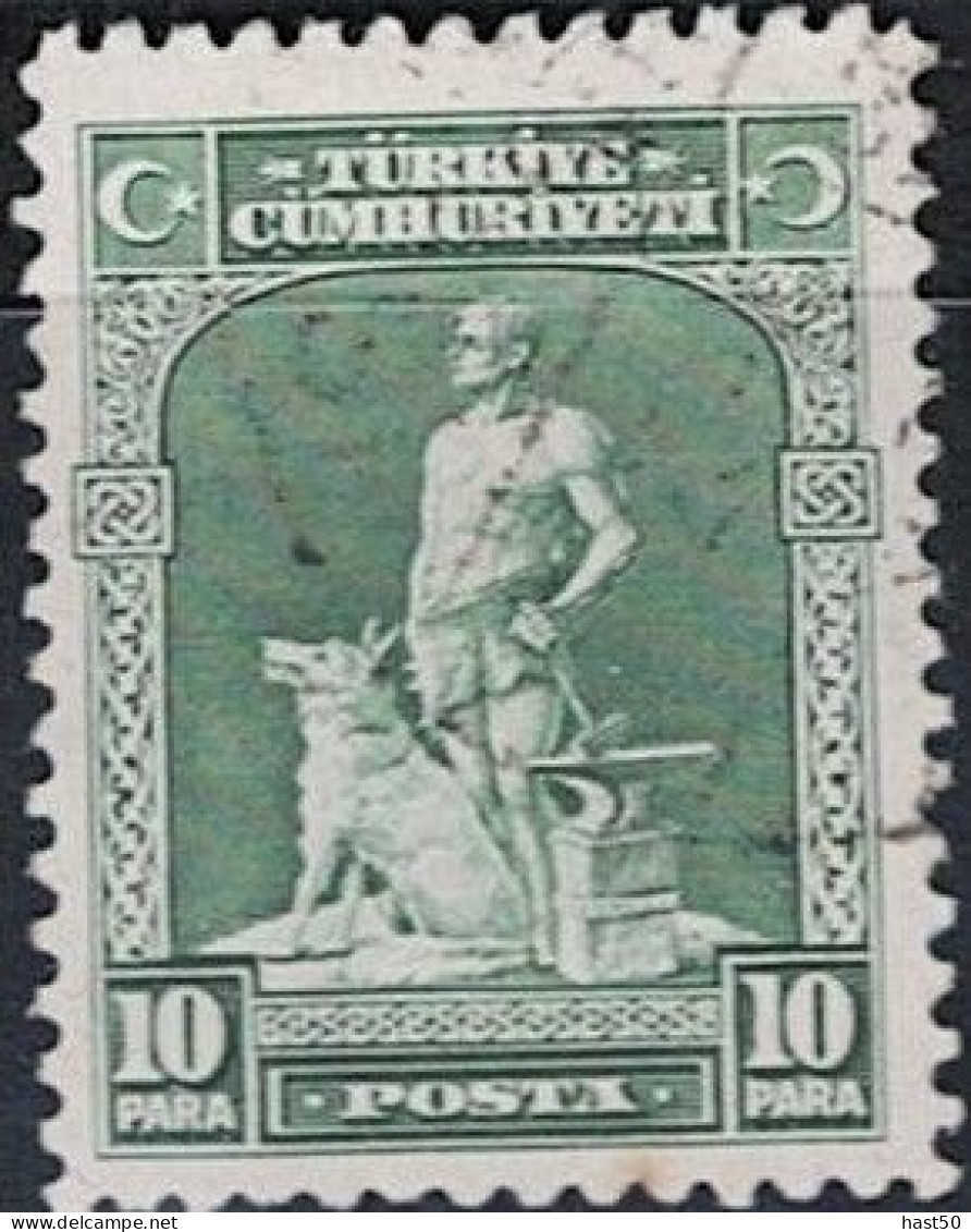 Türkei Turkey Turquie - Der Graue Wolf (Bozkurt), Schmied (MiNr: 891) 1930 - Gest Used Obl - Oblitérés