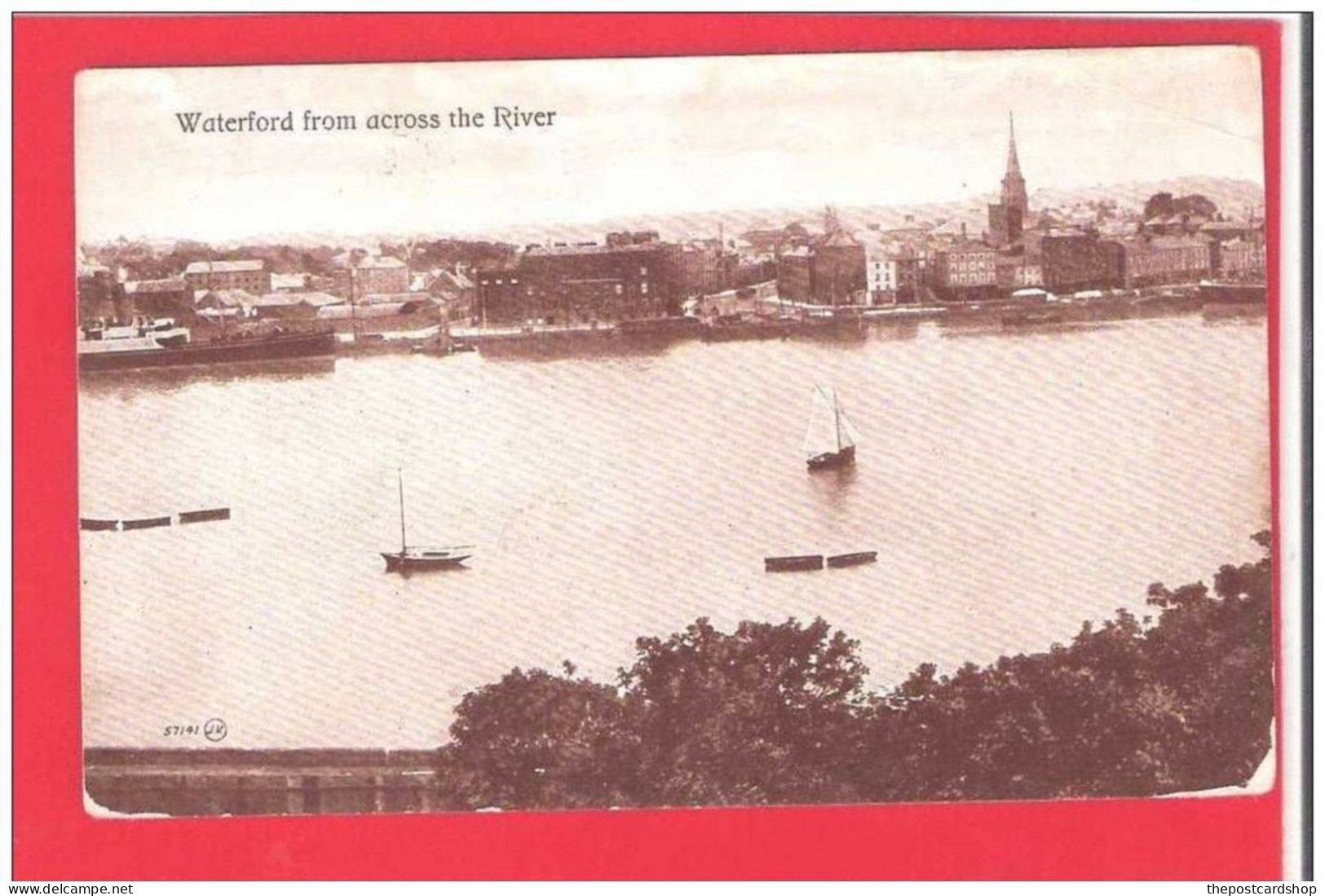 WATERFORD FROM ACROSS THE RIVER COUNTY WATERFORD IRELAND UNUSED IRISH POSTCARD - Waterford