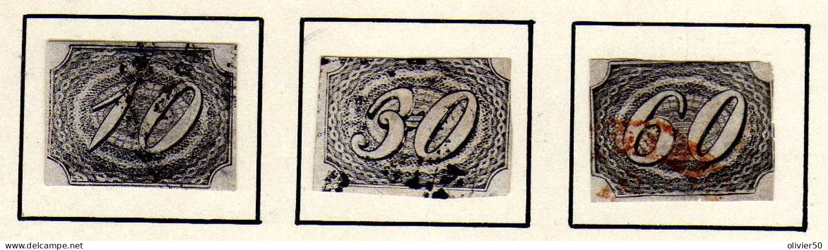 Bresil  (1844-46) - Chiffres - Obliteres - Used Stamps