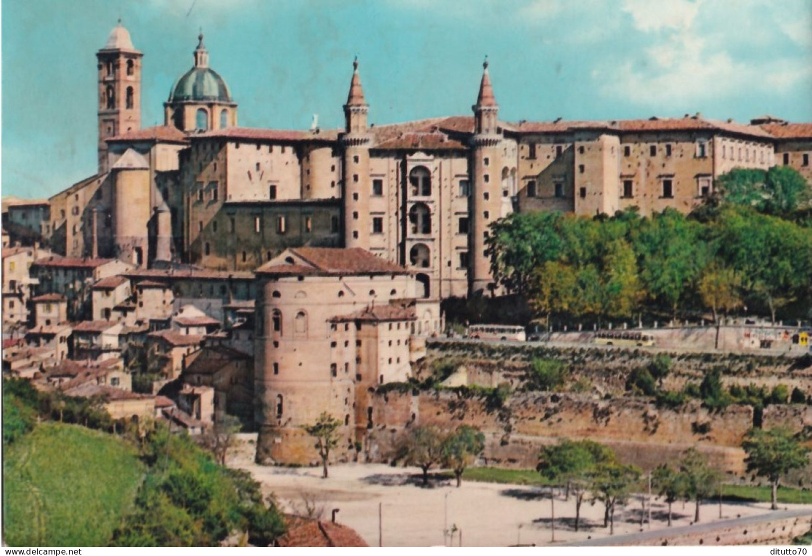 Urbino - Panorama - 17 - Formato Grande Viaggiata Mancante Di Affrancatura – FE390 - Urbino