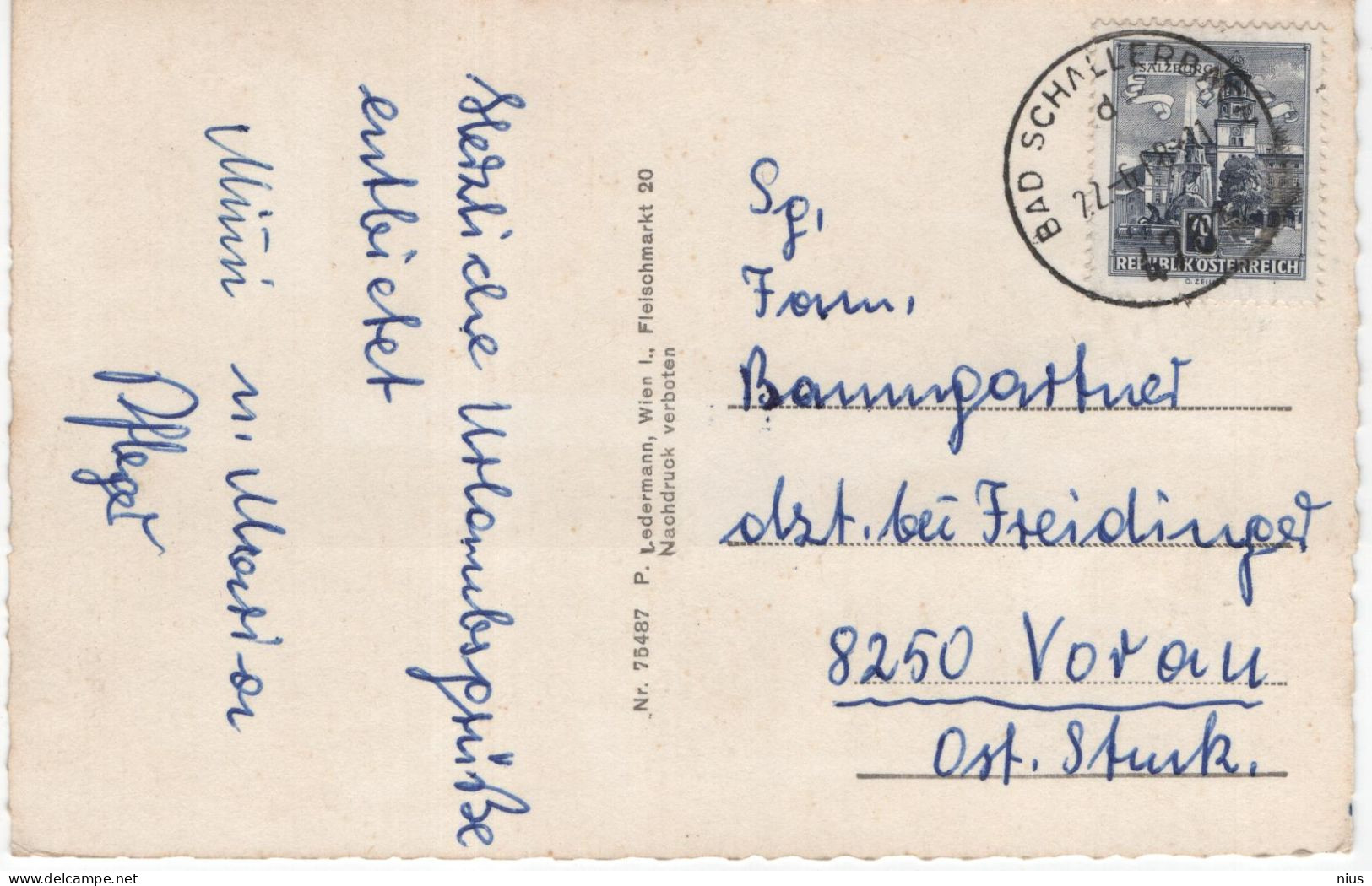 Austria Österreich 1953 Kurort Bad Schallerbach - Bad Schallerbach