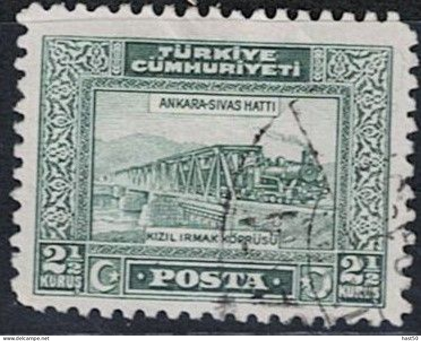 Türkei Turkey Turquie - Kizilirmak-Brücke (MiNr: 886) 1929 - Gest Used Obl - Gebruikt