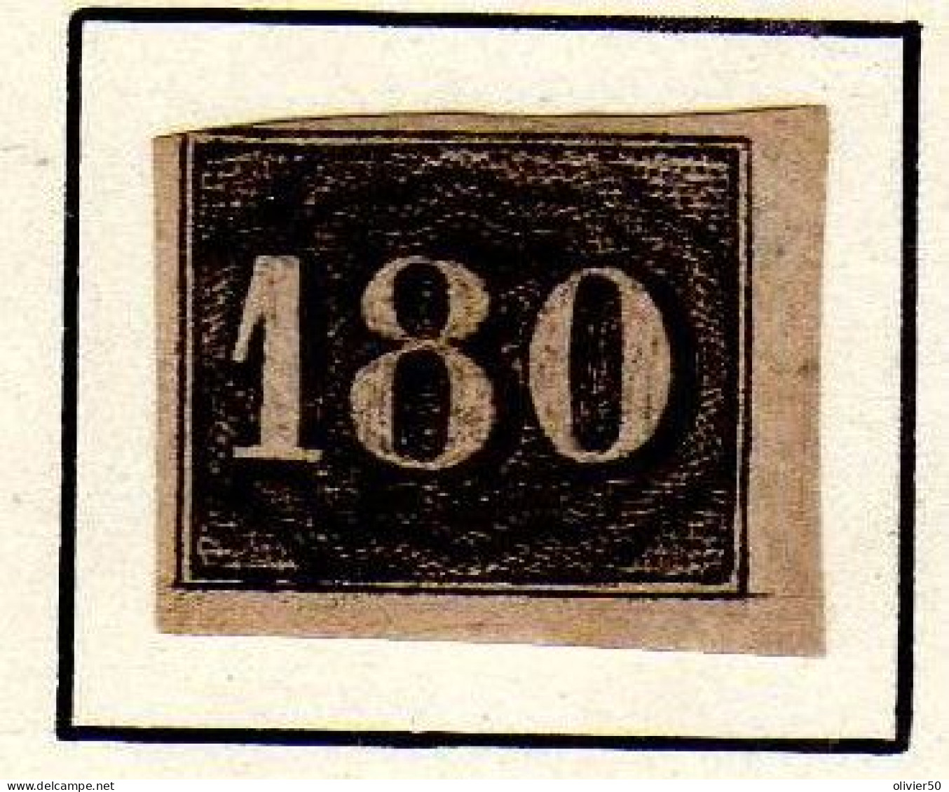 Bresil  (1844-46) -   180 R. Chiffre -  Neuf Sg No Gum - Used Stamps