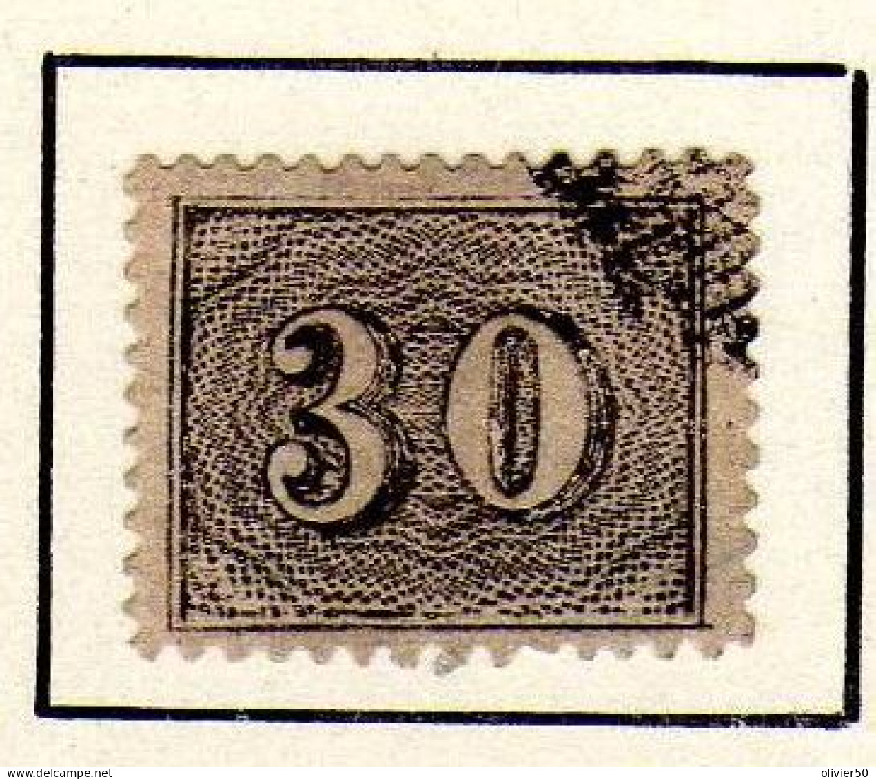 Bresil  (1844-46) -   30  R. Chiffre - Dentele -  Oblitere - Used Stamps