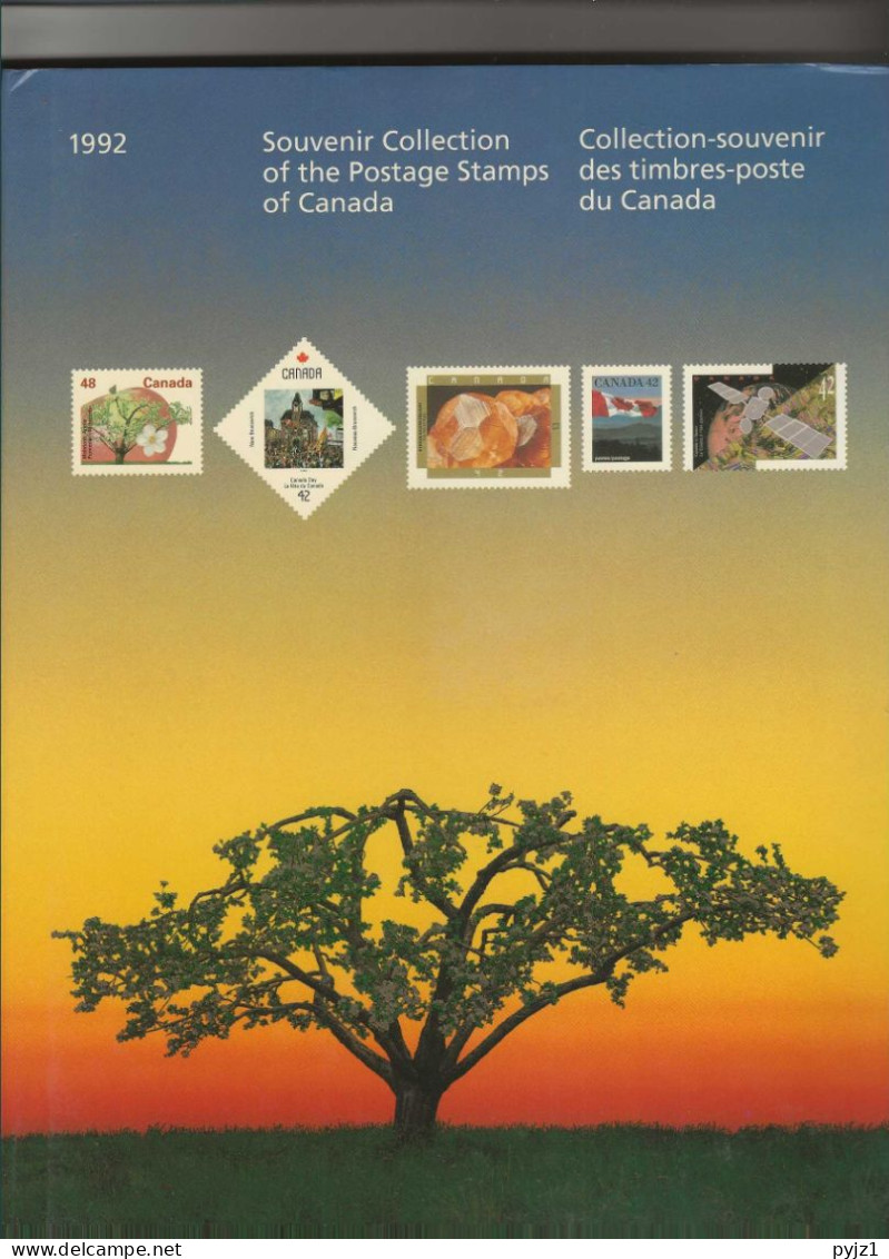 1992 MNH Canada Year Book Issued By The Canadian Post Postfris** - Volledige Jaargang
