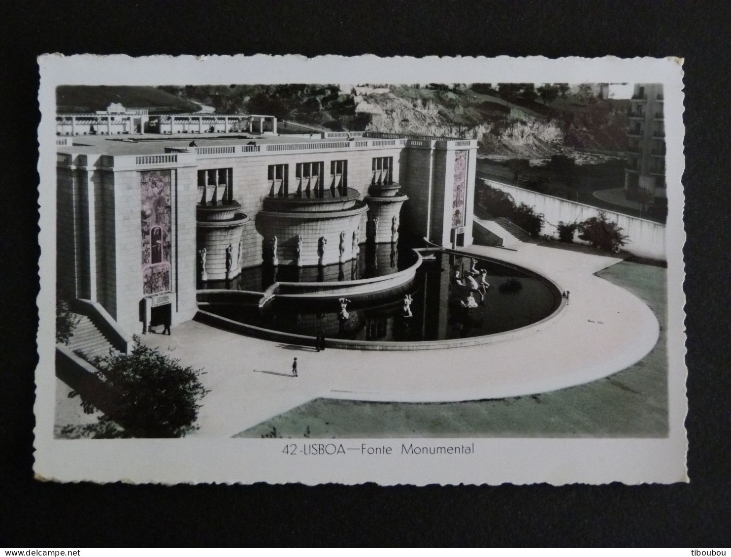 PORTUGAL AVEC YT 781 SCEAU DU ROI DENIS - OBLITERATION ERICEIRA - LISBONNE LISBOA FONTAINE MONUMENTALE FONTE MONUMENTAL - Lettres & Documents